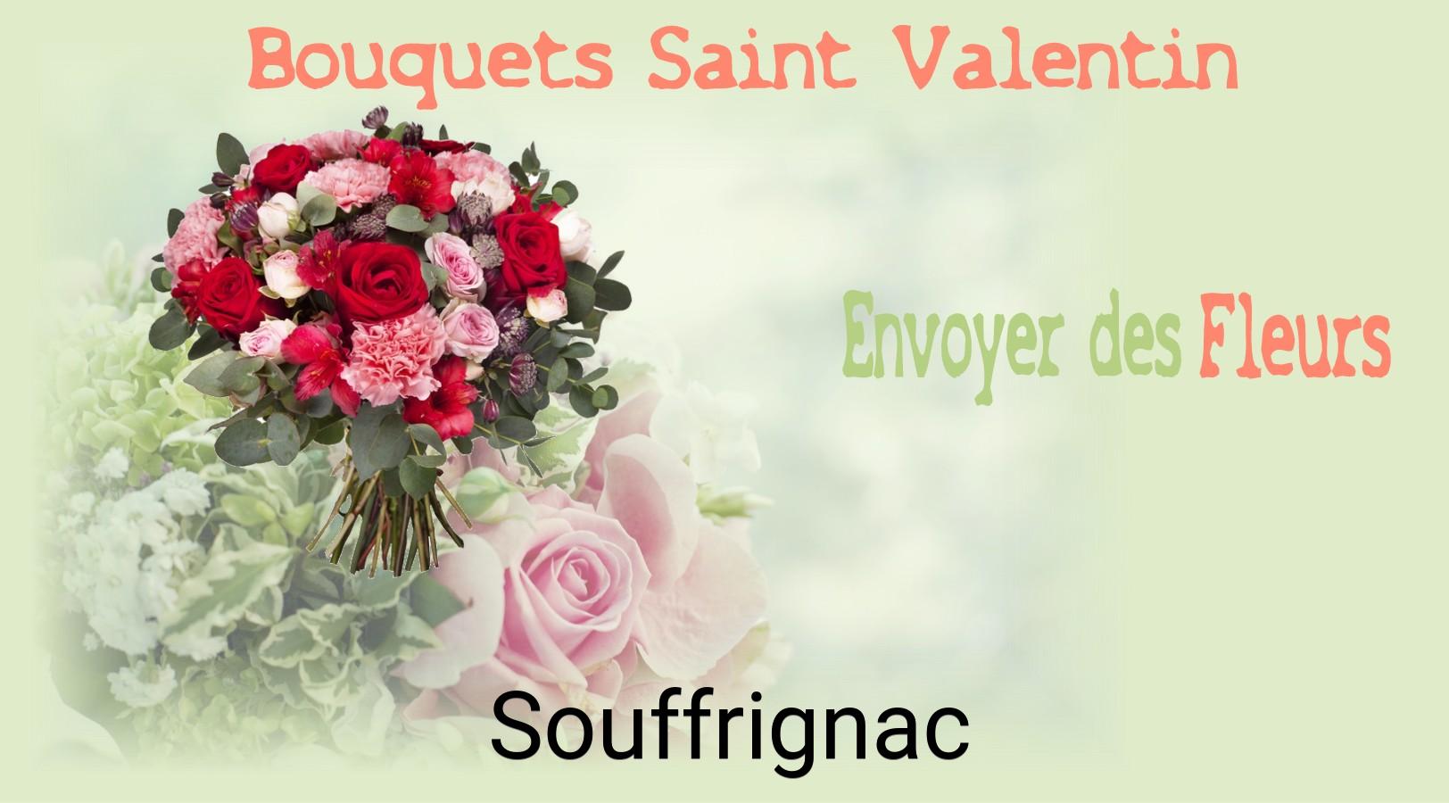 Roses de Saint-Valentin livrées à Souffrignac